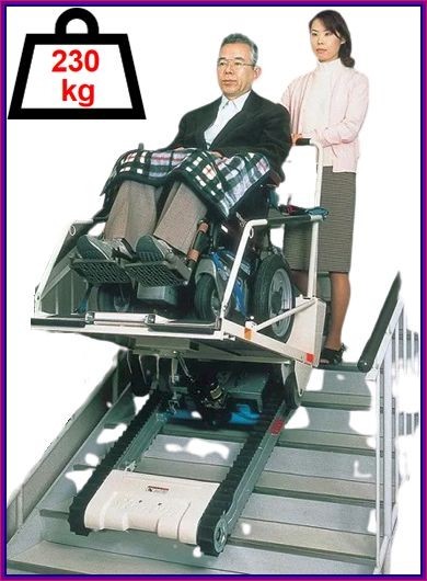 elevator cu senile pentru scari SUNWA Major 230 kg