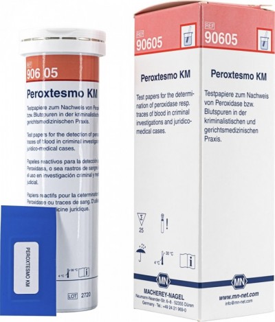 Test rapid detectare urme de sange Peroxtesmo KM (tub cu 25 teste)
