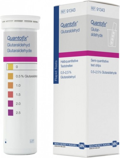 Test rapid QUANTOFIX Glutaraldehyde (tub cu 100 teste)