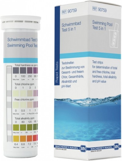 Test piscina Swimming pool test 5 in 1 (50 benzi testare)
