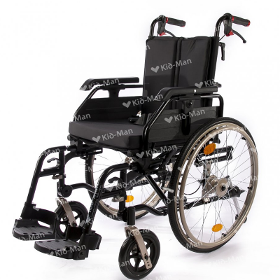 Scaun Rotile LIGHTMAN COMFORT PLUS | Aluminiu | Ușor și Pliabil