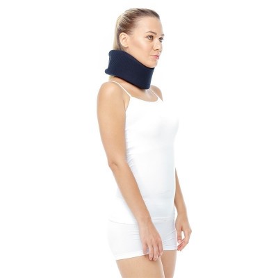 Orteză Cervicală Rigidă ELBORX-B202 | Guler Cervical cu Întăritură și Burete | Suport Stabilizator Gât