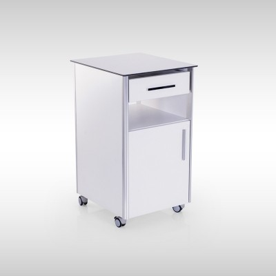 Noptieră Spital BEDSIDE-09 Bidirecțională | Design Lemn | Acces Dublu