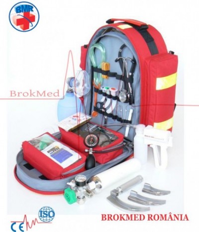 Kit geanta medicala de urgenta cu accesorii de prim ajutor tip 7
