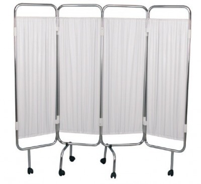 Paravan medical mobil cu 4 panouri:  02.826.00  