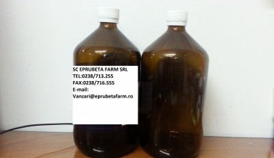 FLACON STICLA BRUN 1 L / FLACOANE / STICLE BRUNE VOLUM 1 L