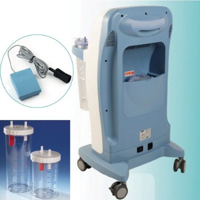 Aspirator chirurgical HOSPIVAC 350 ‘’FS 2’’  cu vase 2x2000ml si pedala