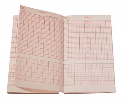 Hartie EKG la blat - 152 x 90 mm x 150 file caroiata