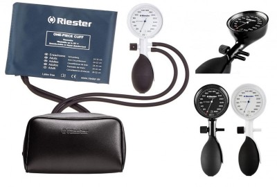 Tensiometru mecanic Riester E-Mega, negru - obezi - 1376-153