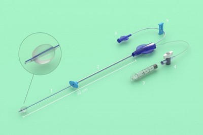 Cateter histerosalpingografie Softinjector - 7 FR