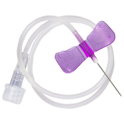 Microperfuzoare, fluturasi - 24G - Mov - 100 buc