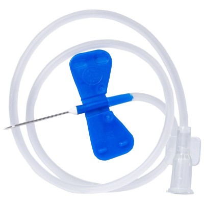 Microperfuzoare, fluturasi - 23G - Albastru - 100 buc