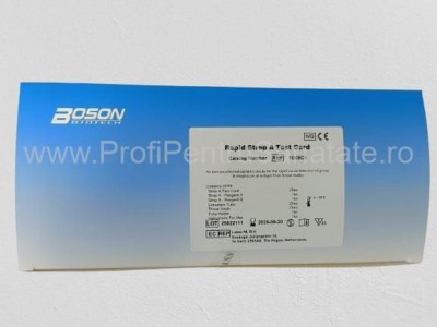 BOSON-Test rapid Streptococ de grup A(25 teste/kit)