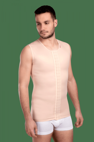 Vestă postoperatorie pentru bărbați (ginecomastie, liposucție) - Lipoelastic MTmL Variant