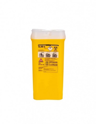 Cutie polipropilenă înțepătoare, tăietoare 0,3L, 1buc