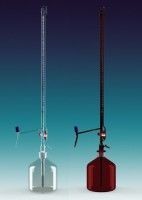 Biureta automata Pellet sticla bruna clasa AS 10 ml