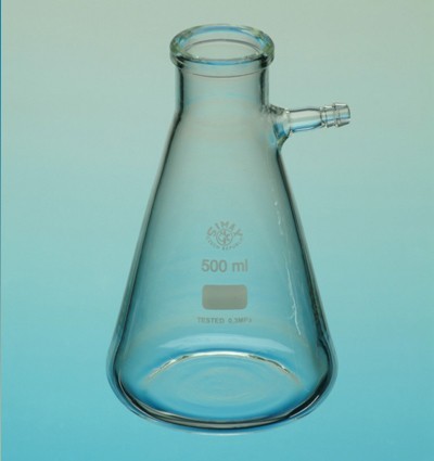 Pahar de filtrare Kitasato stut din sticla - 2000 ml