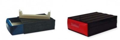 Cutie histoteca 450 lame plastic rosu