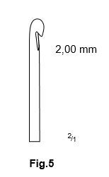 Carlig flebectomie Crochet Style, Fig.5