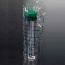 EPRUBETE PLASTIC DIAMETRU 16MM, H=102MM, 12 ML, CU DOP FILETAT VERDE, STERILE, PT TBC