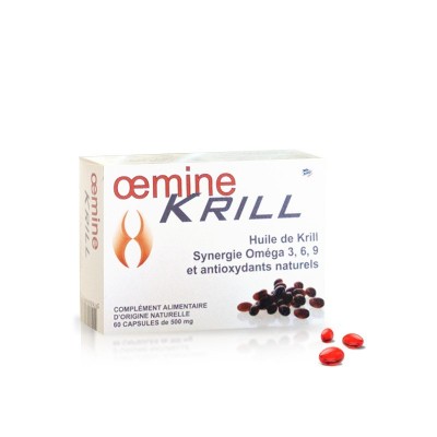 Oemine Neptune Krill Oil, dovedit stiintific pentru scaderea colesterolului si trigliceridelor, (60 gelule)