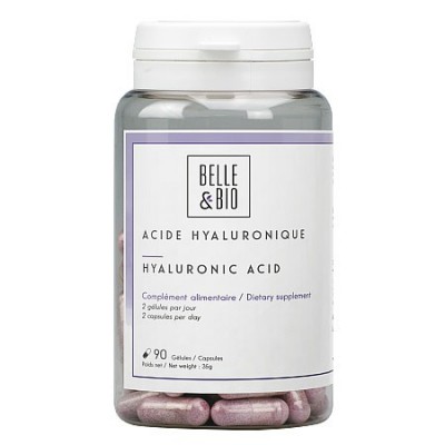 Acid Hialuronic, Ajuta in cazul ridurilor, Hidrateaza pielea, Scade durerile articulare, 90 capsule