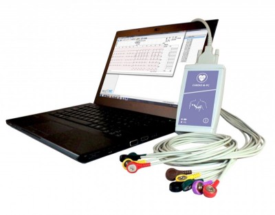 Cardiax Sistem ECG computerizat cu 12 canale pentru repaus și test de efort. Comuniarea cu calculatorul prin port USB sau Wireless.
