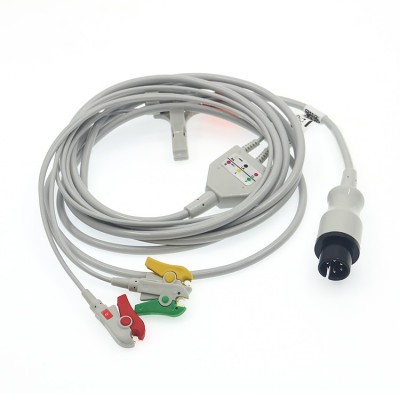 Cablu ecg/ekg COMPLET cu 3/5 fire pentru monitor CONTEC CMS