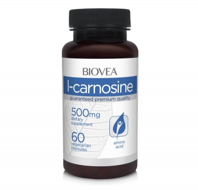 L-Carnosina, 500 Mg, 60 Capsule