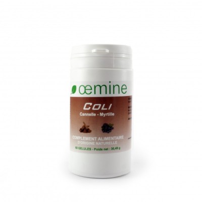 Oemine Coli, 60 capsule, scade excesul de gaze intestinale