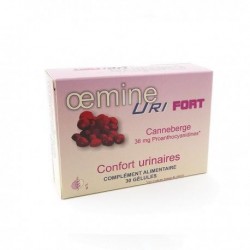 Oemine Uri Forte - 30 capsule, extract de merisor, prevenirea infectiilor urinare