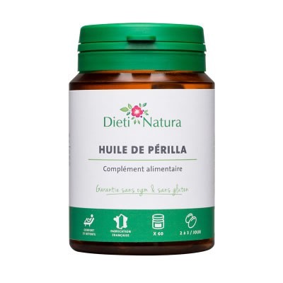 Ulei de susan, Huile de Perilla, 60 capsule, contine Omega 3 si Omega 6, trateaza anxietatea