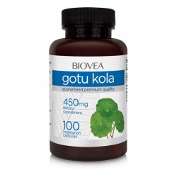 GOTU KOLA, 450 mg, 100 Capsule, scade anxietatea, ajuta la vindecarea ranilor, protejeaza sistemul nervos, imbunatateste circulatia sangelui, calmeaza mintea