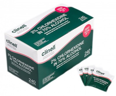 Clinell Alcool 70% - 2%Chlorhexidină