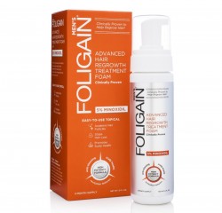 FOLIGAIN MINOXIDIL 5% Spuma regenerare par pentru Barbati (177ml) 3 luni tratament