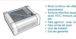 Sistem de purificare a aerului pentru vehicule, model AM 50