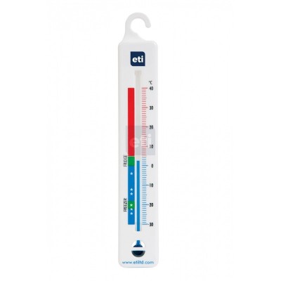 Termometre de frigider cu agatatoare, vitrine frigorifice, congelatoare, carcasa din ABS, temperaturi --30 la 40 ° C în diviziuni de 1 ° C