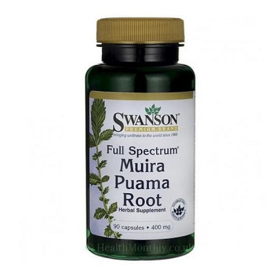 Full-Spectrum Muira Puama Radacina 400 mg 90 Capsule