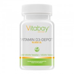 Vitamina D3 - 10.000 UI - 240 Tablete, Doza zilnica 5.000%