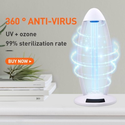 Lampa dezinfectanta dubla sterilizare UVC si Ozon pentru spatii, 38W, telecomanda max.60 m, 38W, telecomanda