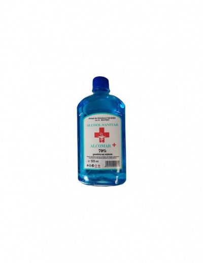 Alcool sanitar 70% avizat de M.S. biocide Nr. 5505BIO/01-02/12.24  / SPIRT MEDICINAL FLACON 500 ML utilizare in unitati sanitare