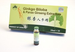 Ginkgo Biloba si Panax Ginseng 10 fiole x 10 ml