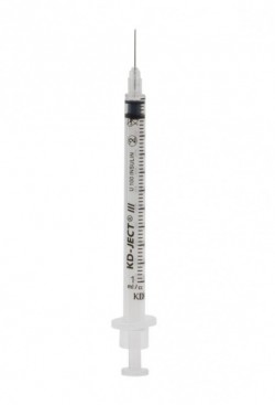 Set 100 seringi 1ml insulina, 100U.I. luer lock (100 amb.) cu ac 0,33*12,7, KDM