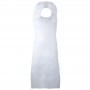 PRIMA Sort de protectie PVC pretaiat, cu legaturi la spate din PVC, grosime 0.50 mm, 90 x 120 cm, alb, 1 bucata