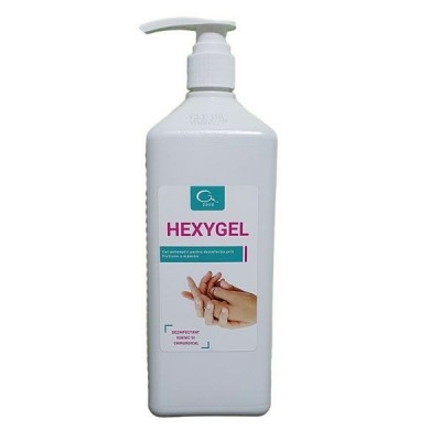 Dezinfectant gel maini Hexy Gel, 1L ,  AVIZAT MS BIOCIDE nr 5729BIO/01/12.24