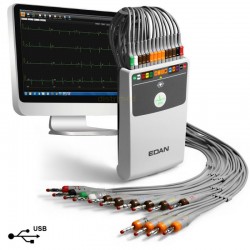 Electrocardiograf ECG cu 12 canale numai cu cuplare la PC - EDAN  SE-1515