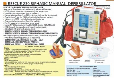 Defibrilatoare interventie (manuale si dual-mode)