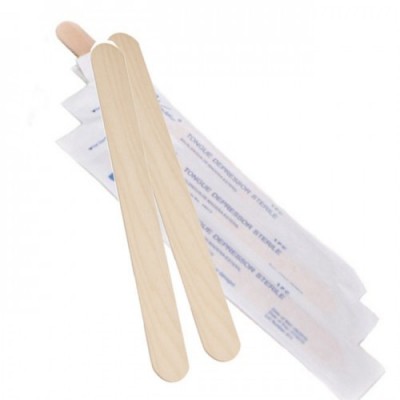 Apasatoare limba sterile / spatule linguale / abeslanguri din lemn, sterile, ambalate individual