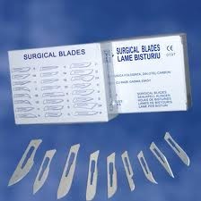 Lame Bisturiu - CUT * 100 BUC / Lame chirurgicale sterile pentru bisturie