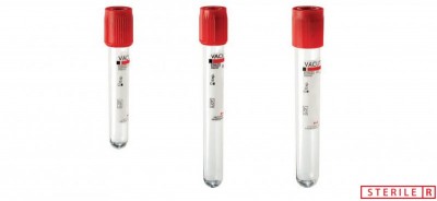 VACUTAINER BIOCHIMIE  DOP ROSU CLOT ACTIVATOR 6 ML KIMA / Vacutainere biochimie cu clot activator KIMA (Vol. 6ml; 13X100mm-capac roșu)